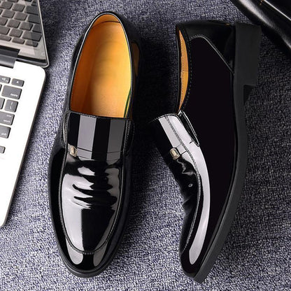 Men’s Classic Glossy Slip-On Formal Shoes