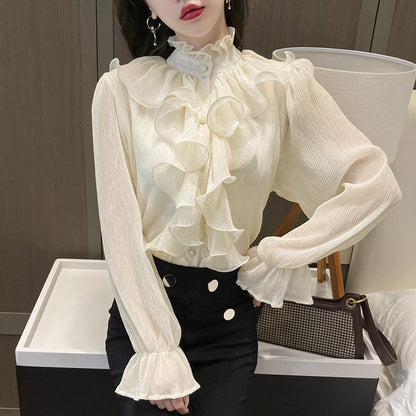 LORVENE Studio Satin Shirt