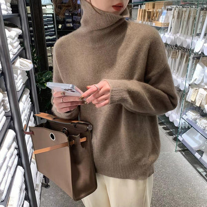 LORVENE Luxe Rib Turtleneck