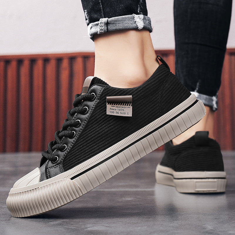 Men’s Corvin Textured Canvas Sneakers