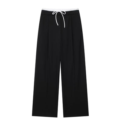 LORVENES Elegant Palazzo Work Pants
