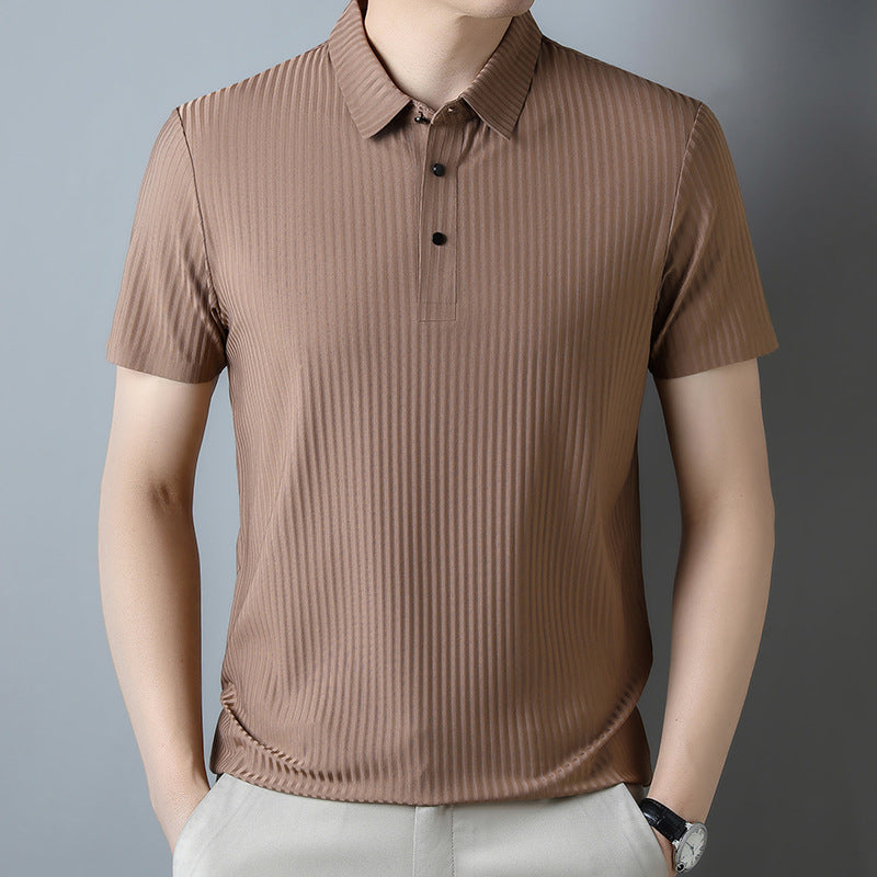 LORVENE Minimalist Polo Shirt