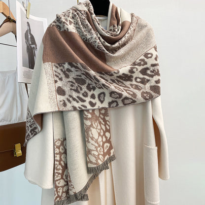 LORVENE Handcrafted Wool Shawl