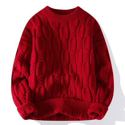 LORVENE Heritage Wool Turtleneck Sweater