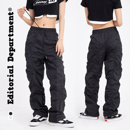 LORVENES Stylish High Waist Slim Pants