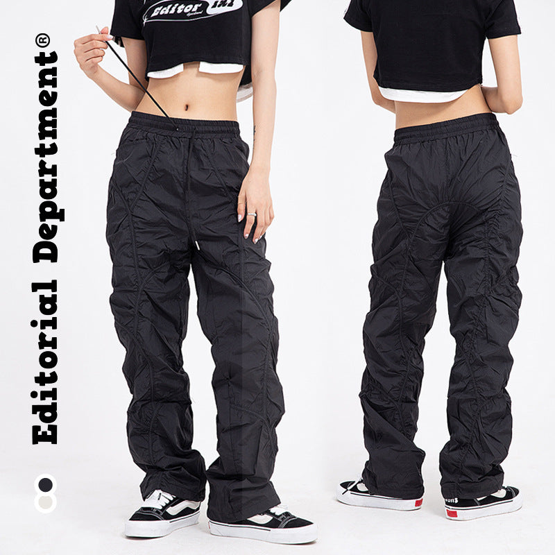 LORVENES Stylish High Waist Slim Pants
