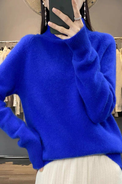 LORVENE Luxe Rib Turtleneck