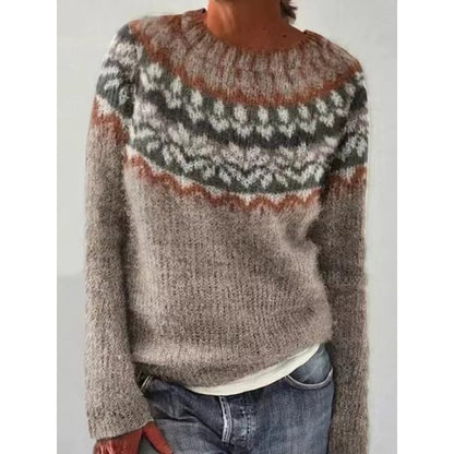 LORVENE Elegant Crewneck Sweater