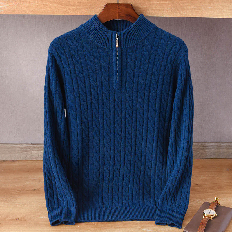 LORVENE Warm Half‑Zip Sweater