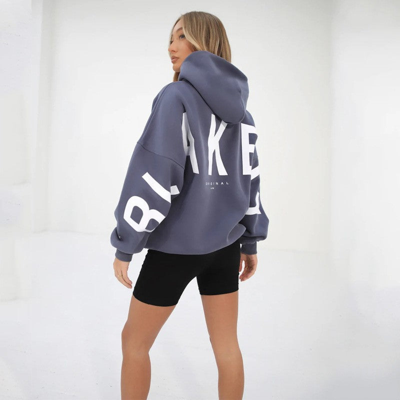 LORVENE Premium Oversized Zip Hoodie