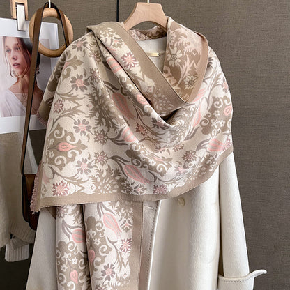 LORVENE Handcrafted Wool Shawl