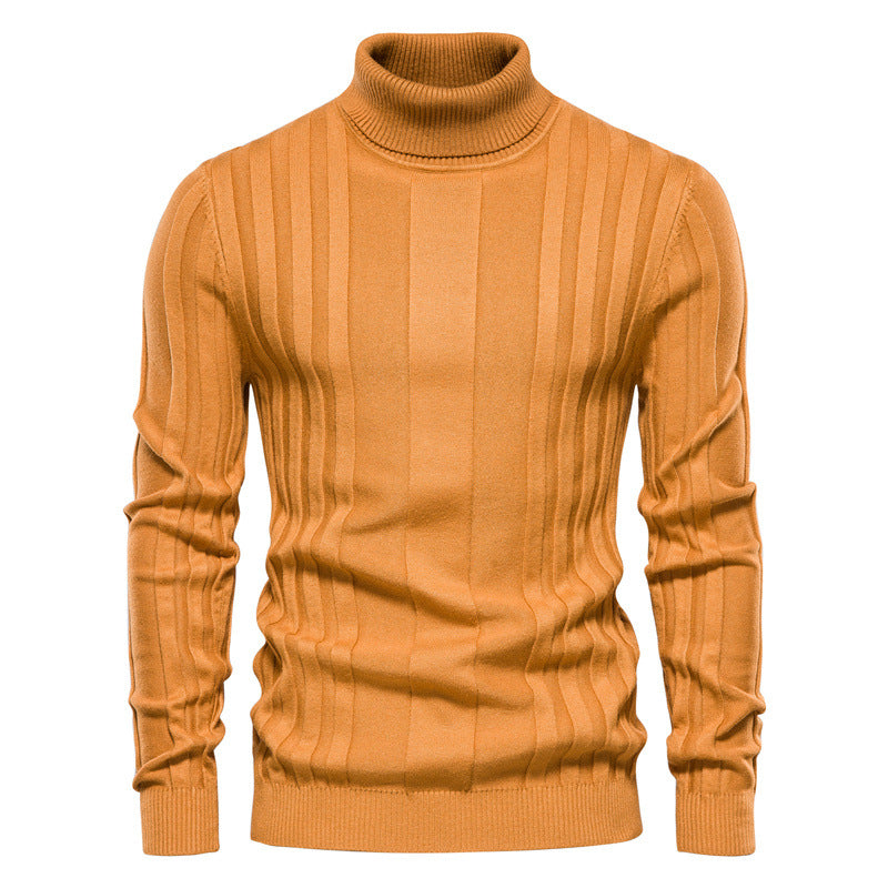 LORVENE Gentle Turtleneck Top Rib