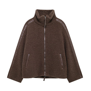 LORVENES Turtleneck Coat