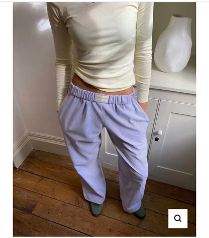 LORVENES Soft Linen Summer Pants