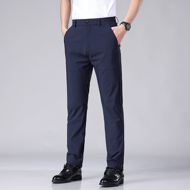 LORVENES Classic Slim Fit Business Trousers