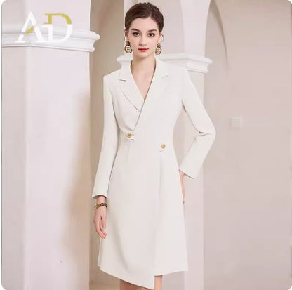 LORVENE Elegant Satin Dress