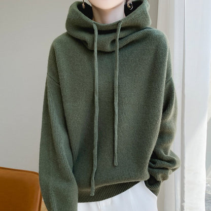 Cozy Knit Hooded Sweater