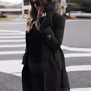 Structured Wrap Coat