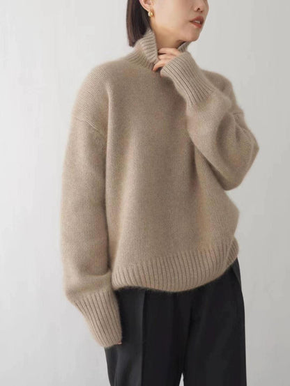 LORVENE Luxe Rib Turtleneck