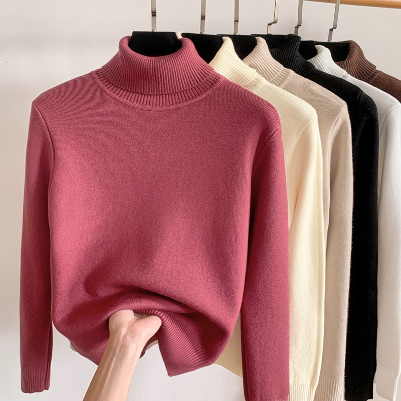 LORVENE Slim Fit High Neck Top