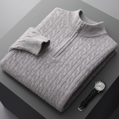 LORVENE Classic High Neck Sweater