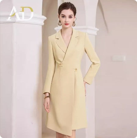 LORVENE Elegant Satin Dress