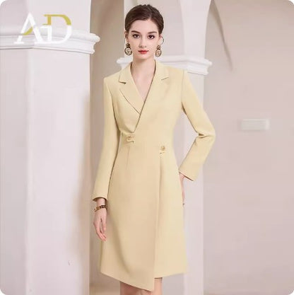 LORVENE Elegant Satin Dress