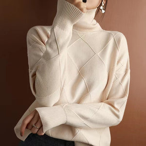 Essential Oversize High Neck Knit