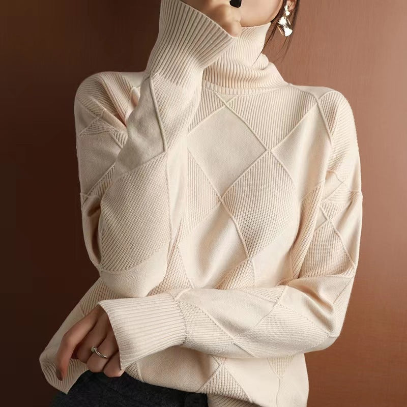 Essential Oversize High Neck Knit