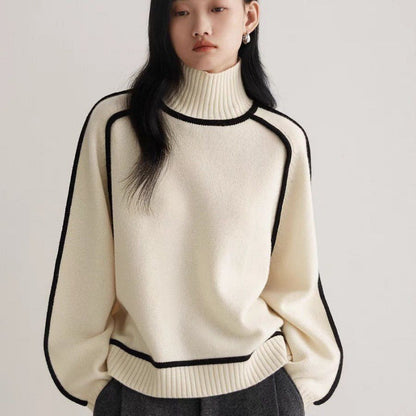LORVENE Cozy Turtleneck Sweater