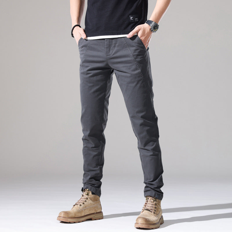 LORVENES Men’s Everyday Tailored Dress Pants