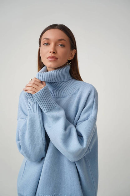 LORVENE Timeless High Neck Knit