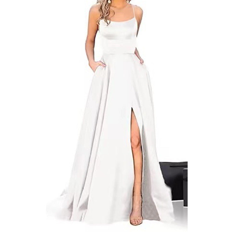 LORVENE Pure Satin Maxi