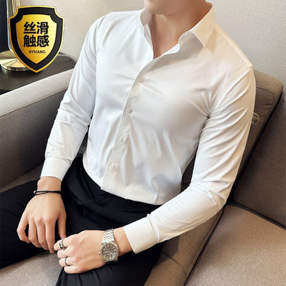 LORVENE Casual Check Shirt