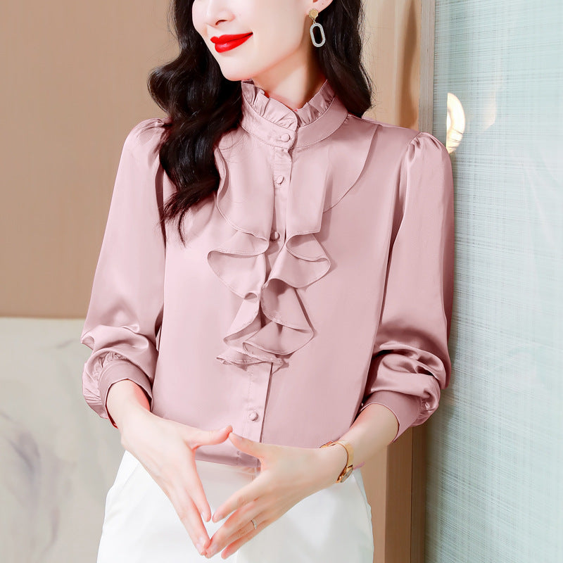 LORVENE Chic Relaxed Shirt