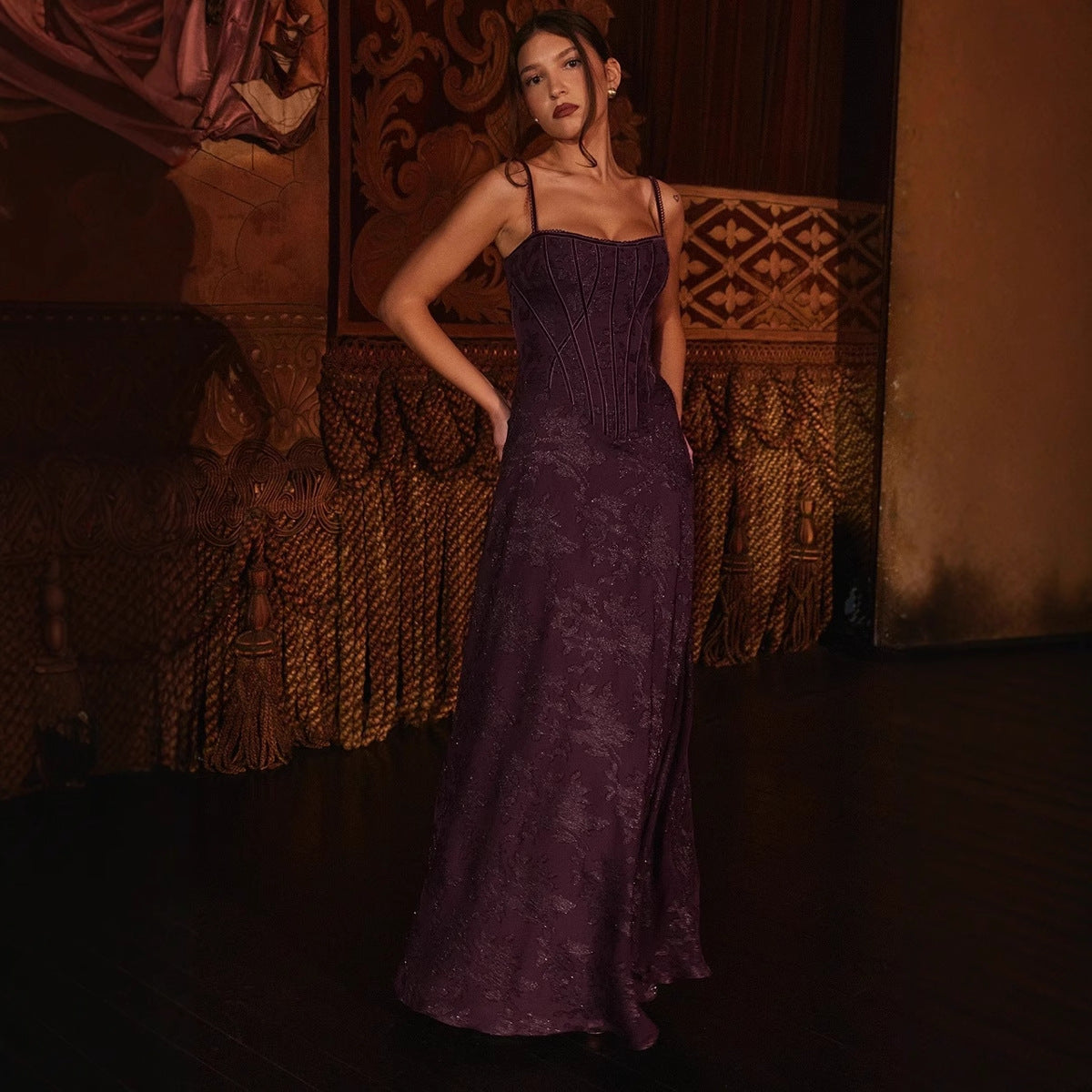 LORVENE Chic Silk Maxi