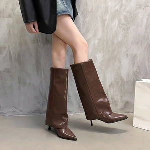Eleganter Stiletto-Stiefel