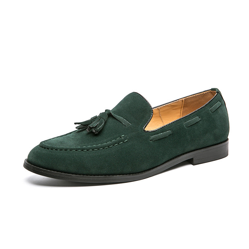 LORVENES Classic Suede Tassel Loafers