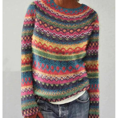 LORVENE Elegant Crewneck Sweater