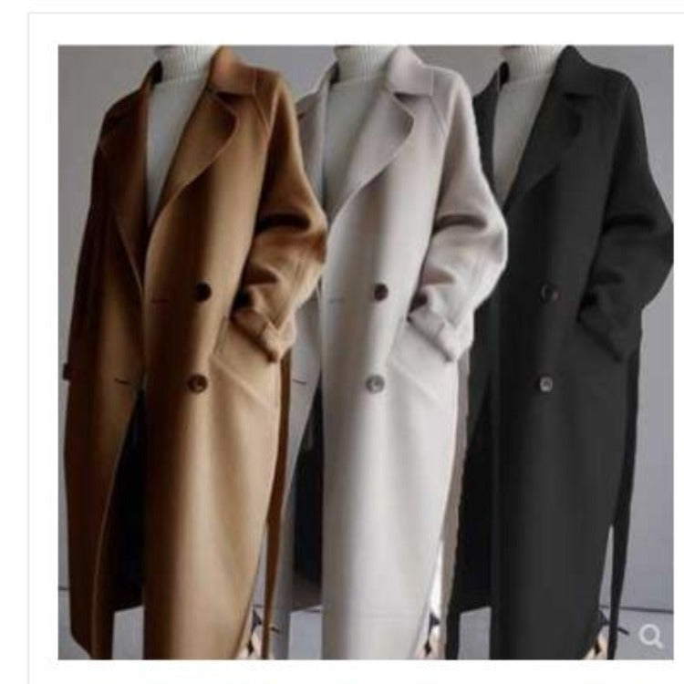 LORVENE Slim Fit Trench