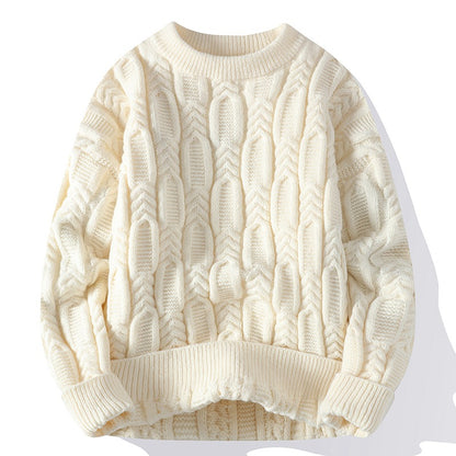 LORVENE Heritage Wool Turtleneck Sweater