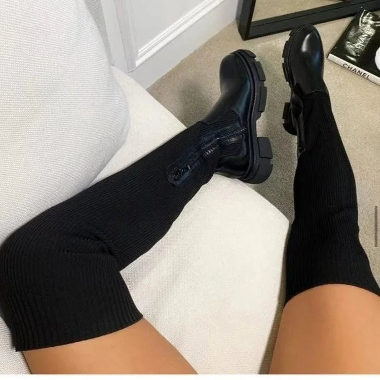 Elegant Knee-High Boots