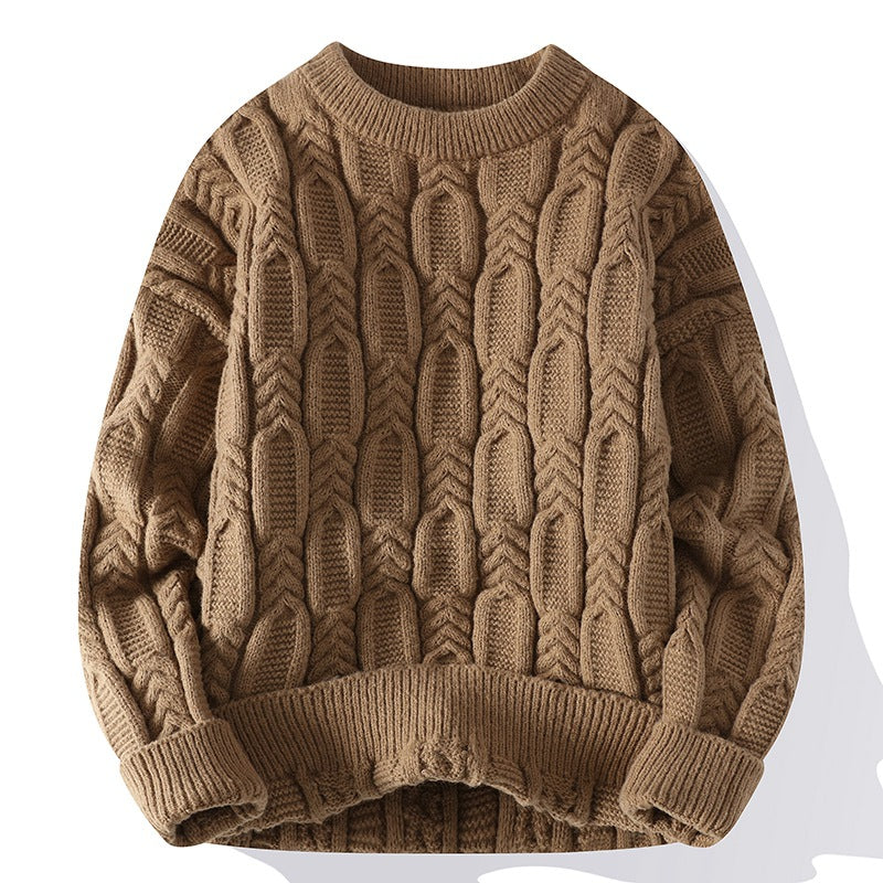 LORVENE Heritage Wool Turtleneck Sweater