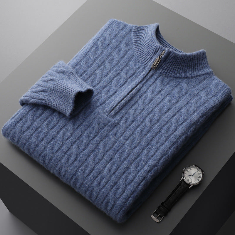 LORVENE Classic High Neck Sweater