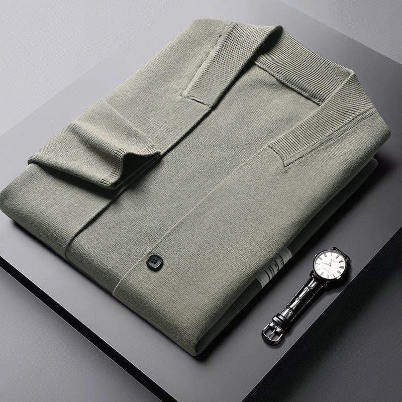 LORVENE Pure Wool Cardigan