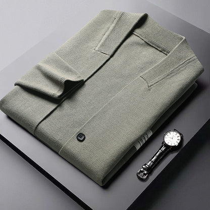 LORVENE Pure Wool Cardigan