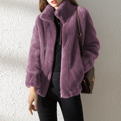 LORVENE Oversized Rib Cardigan