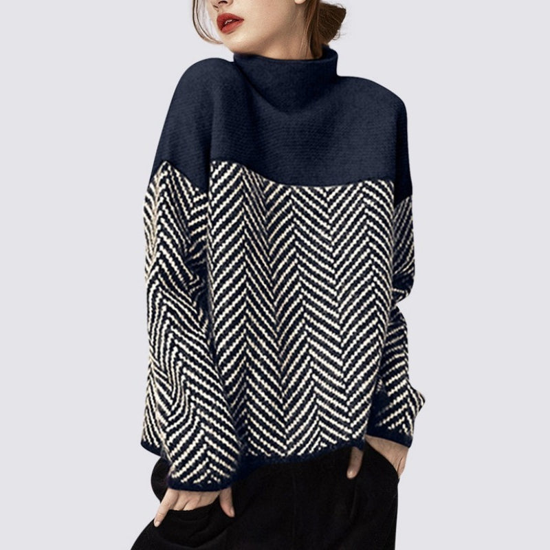 LORVENE Fine Knit High Neck