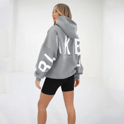 LORVENE Premium Oversized Zip Hoodie