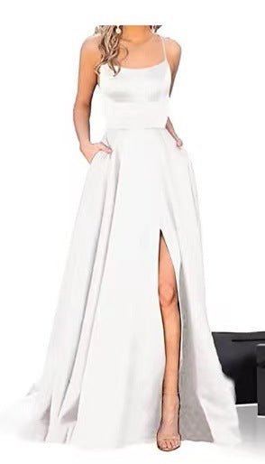 LORVENE Pure Satin Maxi